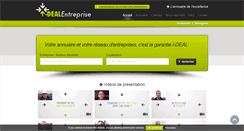 Desktop Screenshot of i-dealentreprise.fr