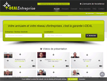 Tablet Screenshot of i-dealentreprise.fr
